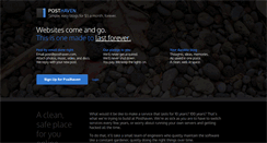 Desktop Screenshot of posthaven.com
